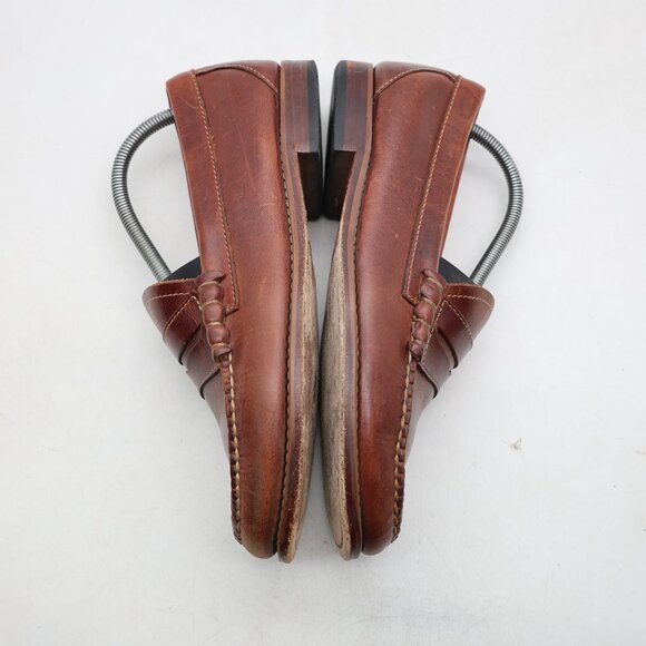 Weejuns GH Bass Men\'s Size 8 E Brown Leather Penny Loafers Dress Shoes main image 7